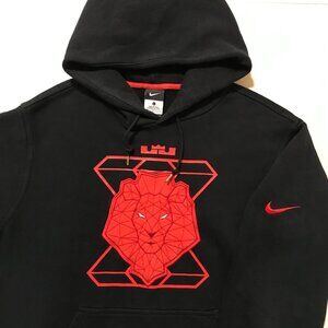 Men's Nike Lebron James Lion Fleece Hoodie-Size L (541512)
